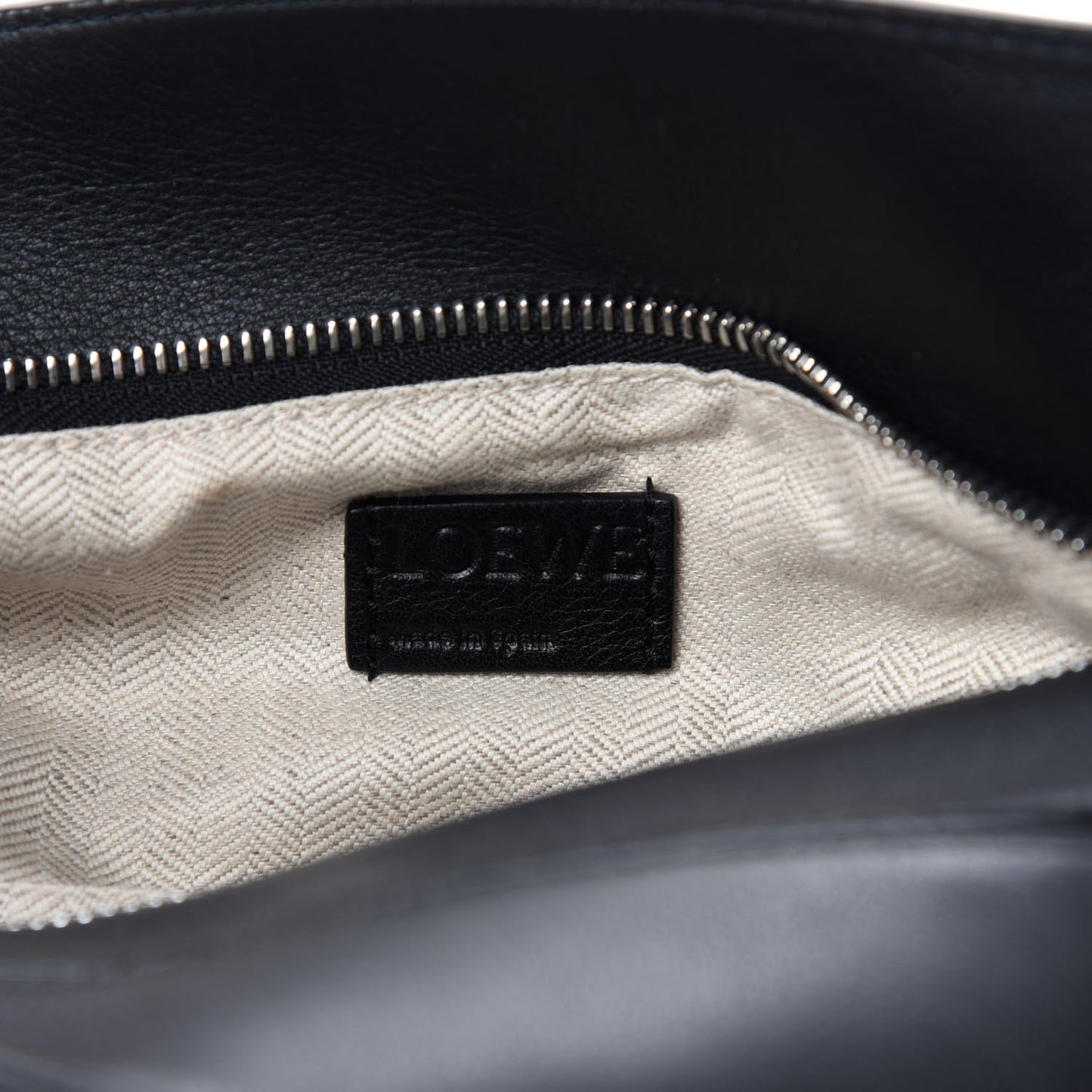 Calfskin Small Puzzle Bag Black