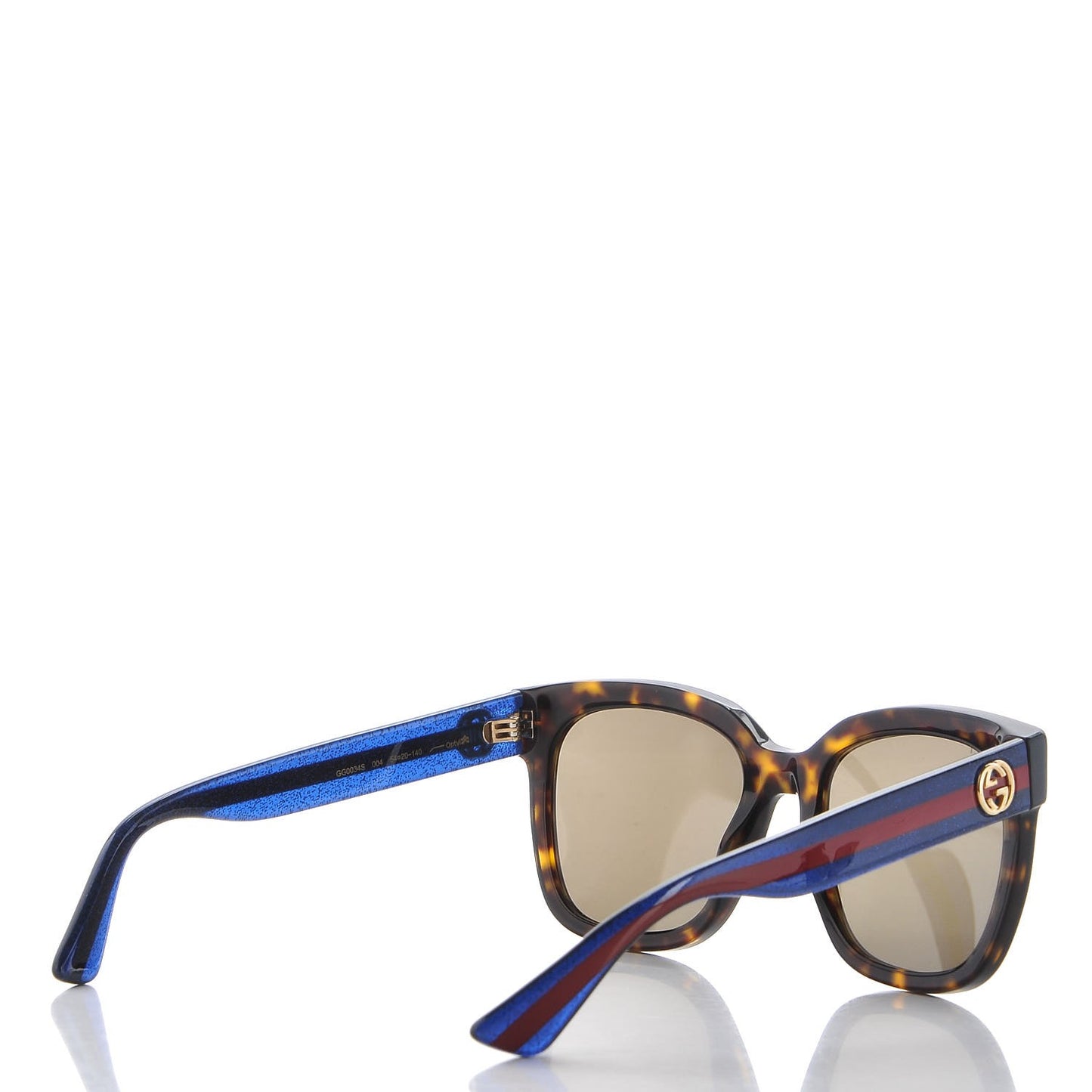 Web Sunglasses GG0034S Blue Havana
