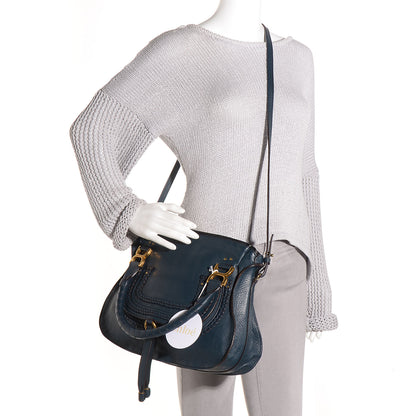 Chloe Calfskin Braided Medium Marcie Satchel Overseas 2 of 8