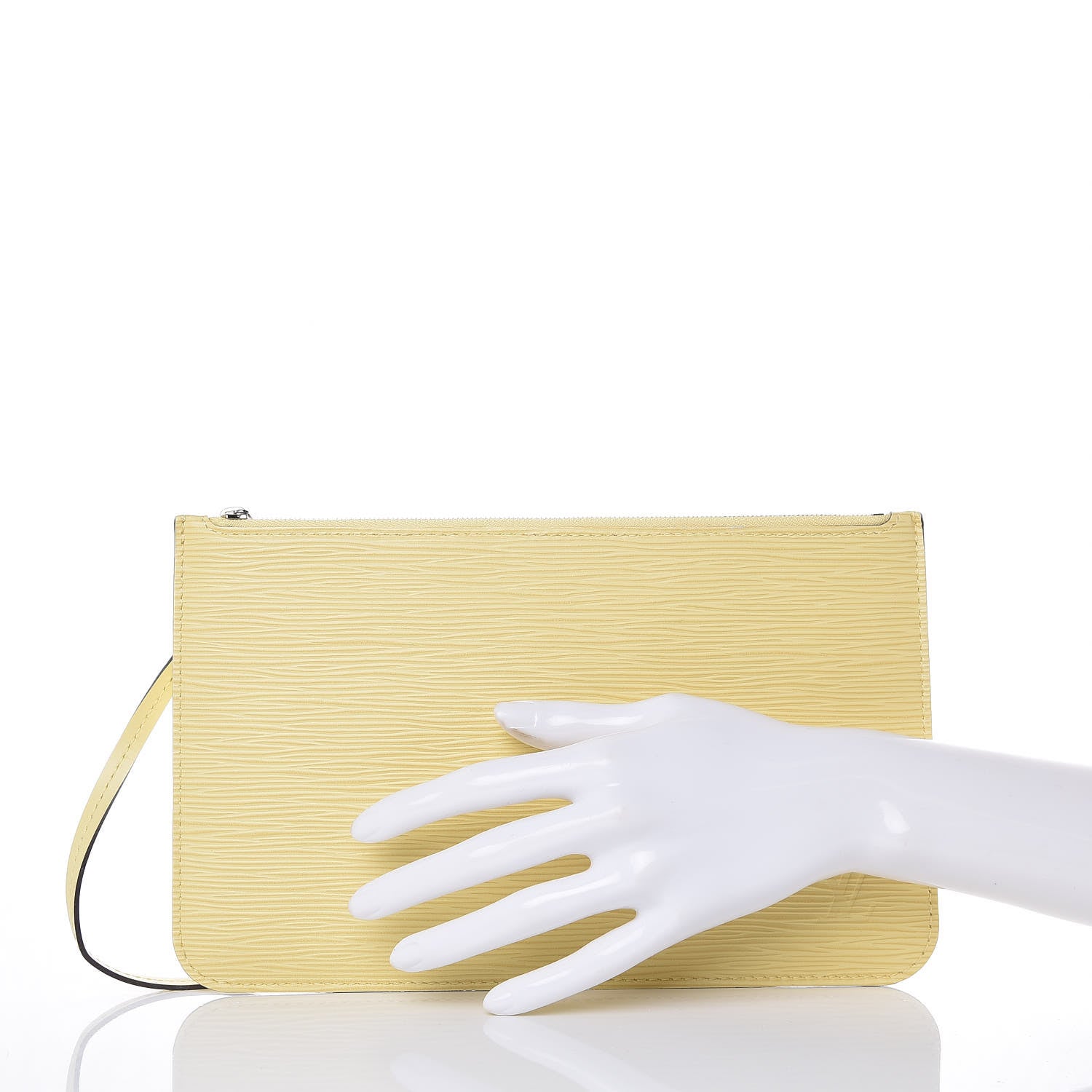 Louis Vuitton Epi Neverfull Pochette MM GM Vanilla 2 of 8
