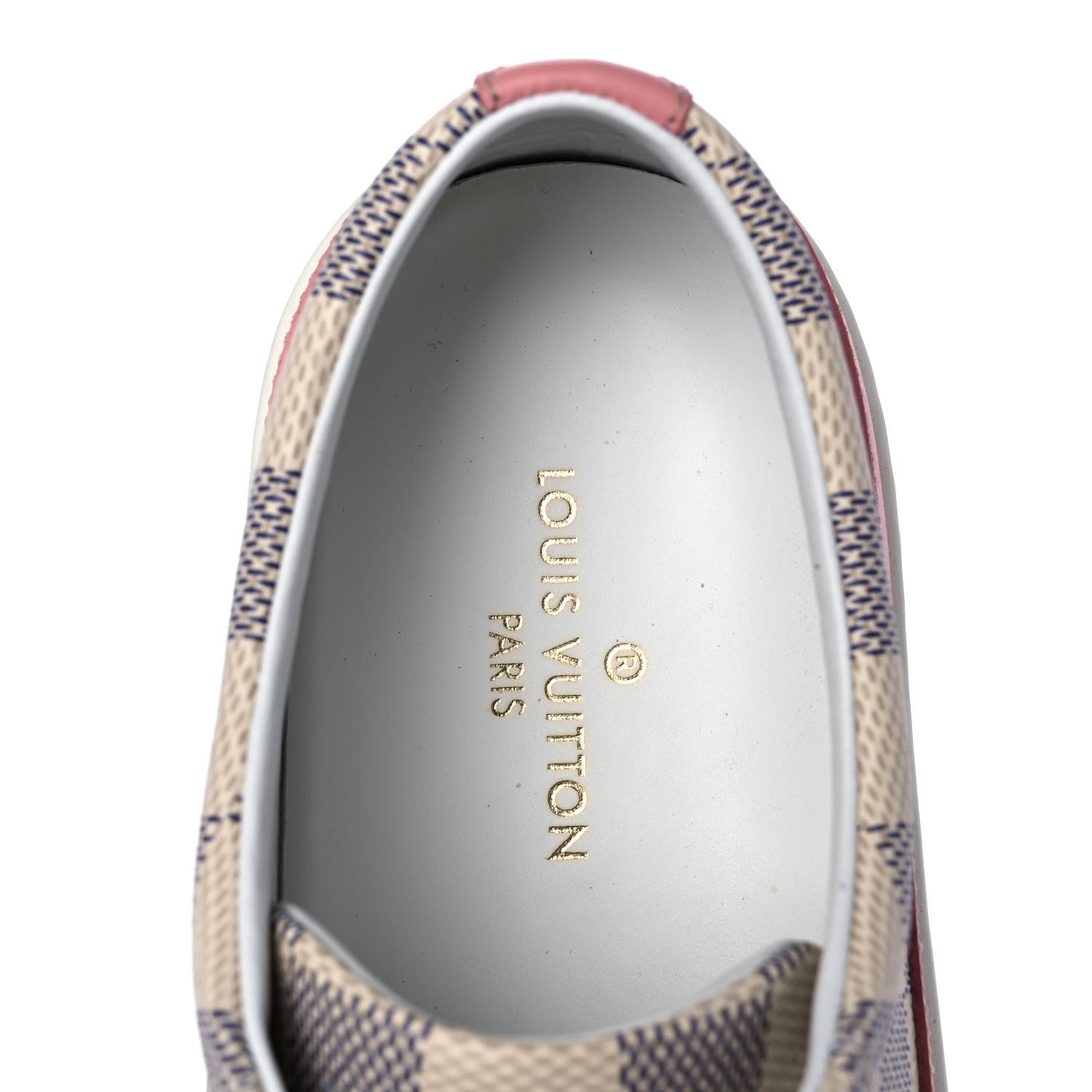 Louis Vuitton Damier Azur Stellar Sneakers 38 Rose Ballerine 7 of 9