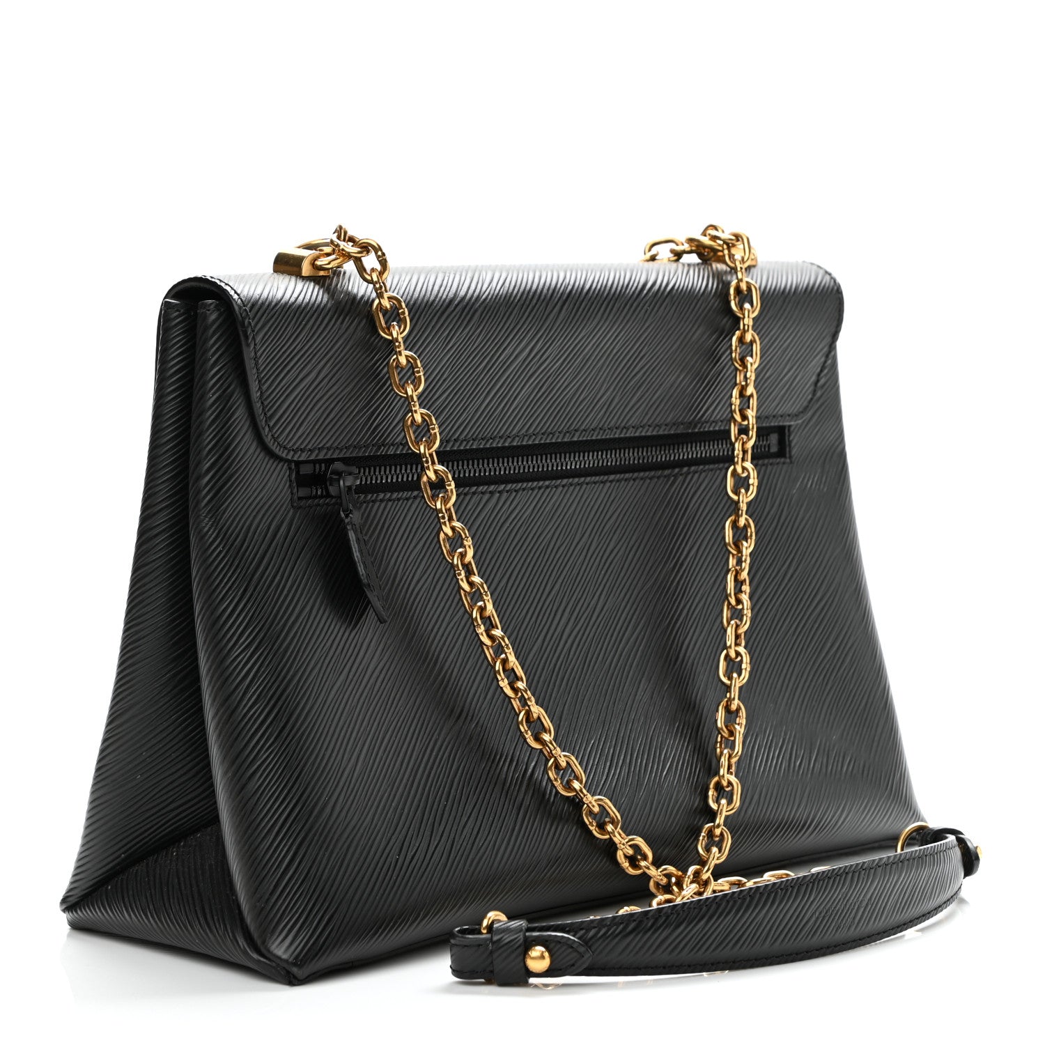 Louis Vuitton Epi Twist Shoulder Bag GM Black 3 of 11