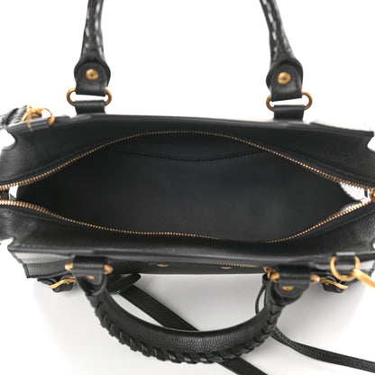 Balenciaga Grained Calfskin Neo Classic Gold Hardware S City Black 7 of 9