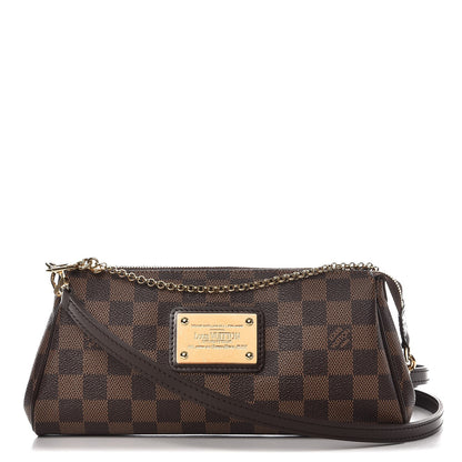 Louis Vuitton Damier Ebene Eva Clutch 1 of 9