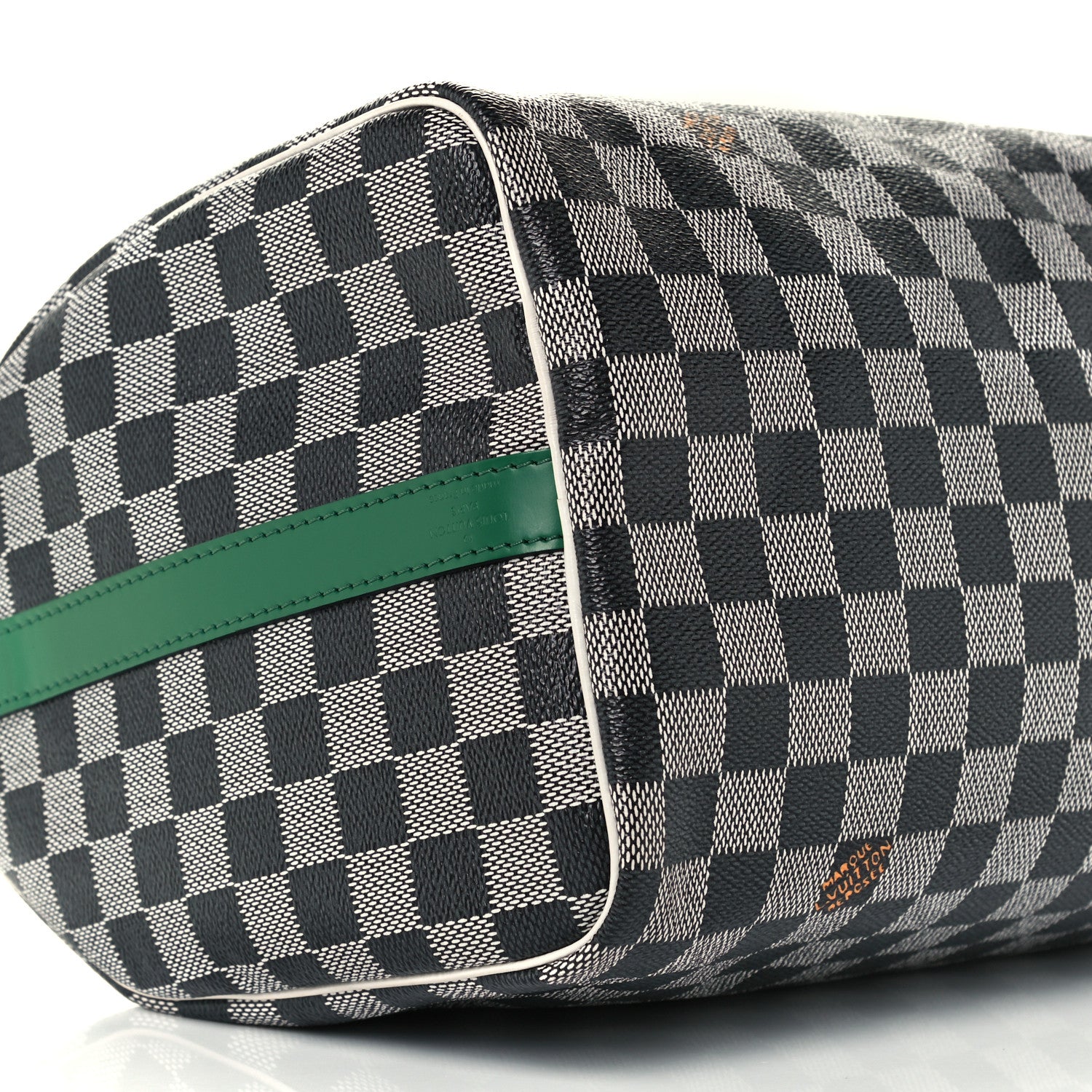 Louis Vuitton Damier Speedy Bandouliere 30 Black White 9 of 10