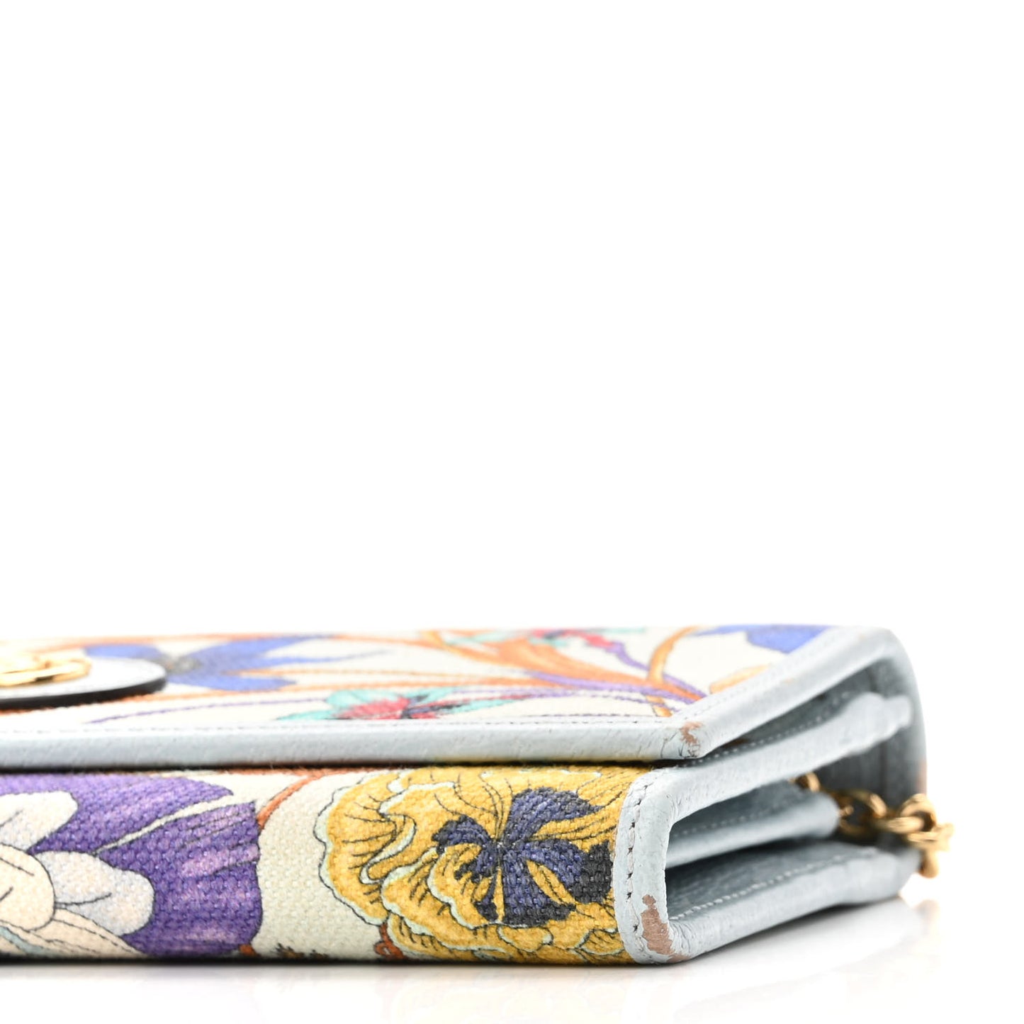 Canvas Flora Wallet On Chain Light Blue
