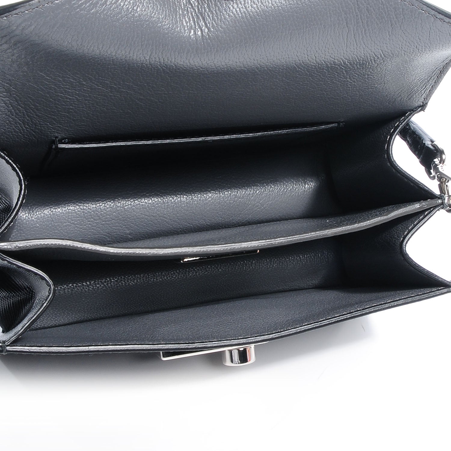 Prada Saffiano Mini Sound Crossbody Bag Black 5 of 8