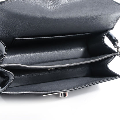 Prada Saffiano Mini Sound Crossbody Bag Black 5 of 8