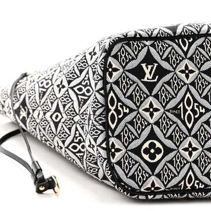 Louis Vuitton Jacquard Since 1854 Neverfull MM Grey 8 of 9