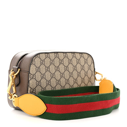 Gucci GG Supreme Monogram Web Neo Vintage Shoulder Bag Beige New Acero Crop 3 of 10