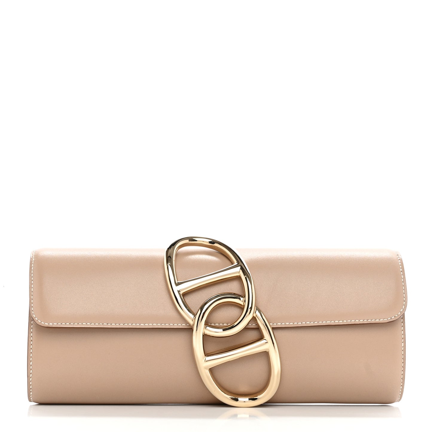 Tadelakt Egee Clutch Etoupe