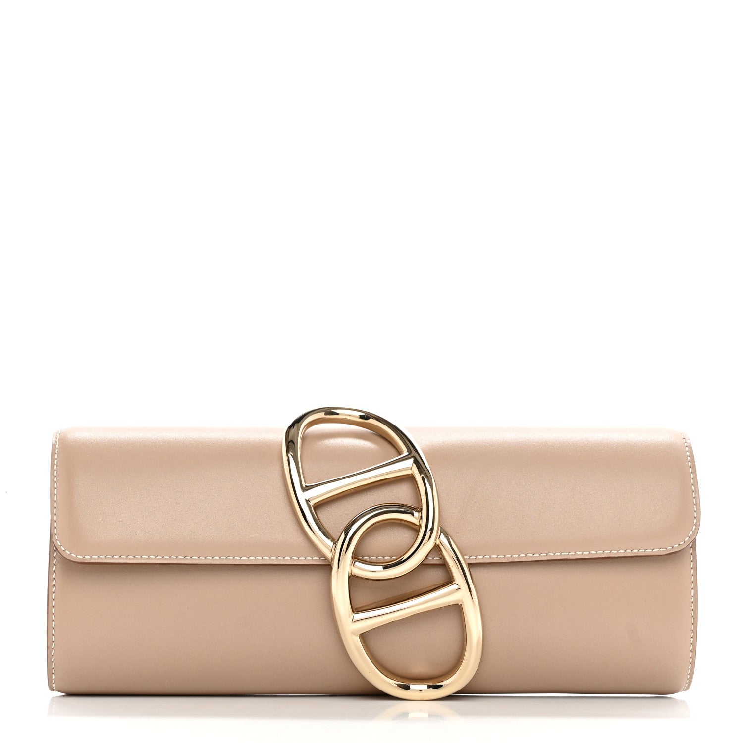 Hermes Tadelakt Egee Clutch Etoupe 1 of 8