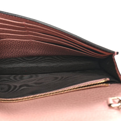 Gucci Dollar Calfskin Medium Betty Chain Wallet Soft Pink 5 of 11