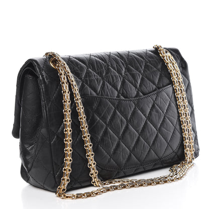 Chanel Aged Calfskin Quilted 2.55 Reissue 226 Flap Black 3 of 11
