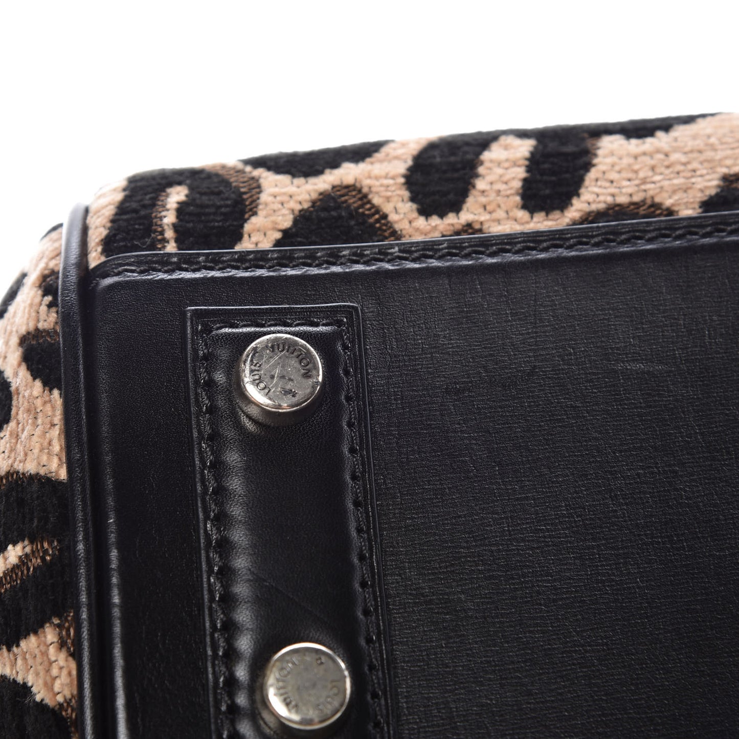 Jacquard Velvet Leopard Print Stephen Sprouse Baby Bag