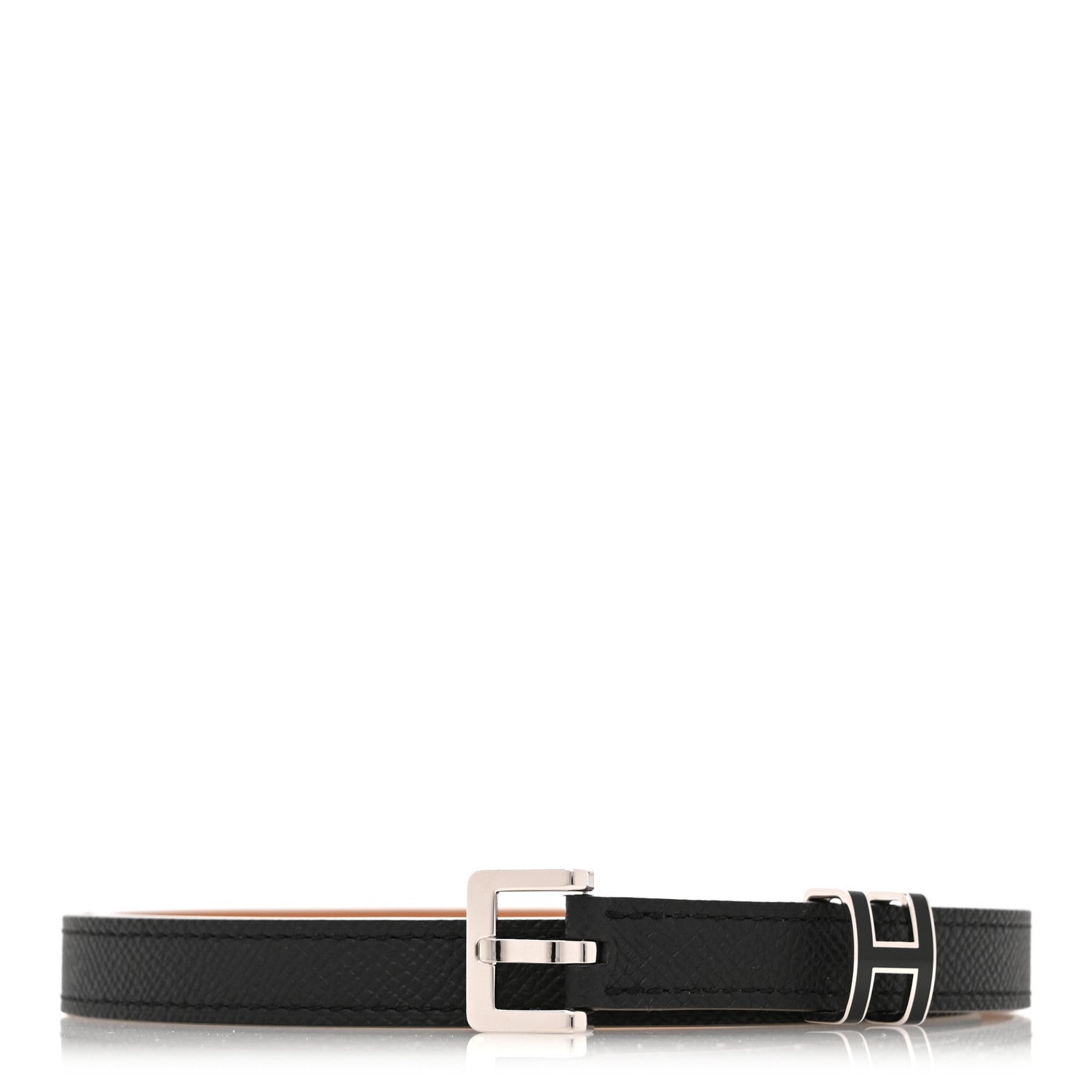 Hermes Epsom 15mm Pop H Belt 80 Black 1 of 7