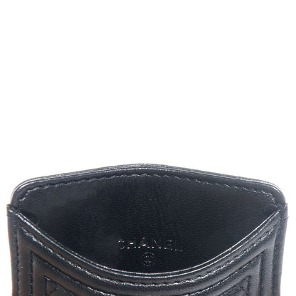 Chanel Lambskin Quilted Boy iPhone Case Black 7 of 8