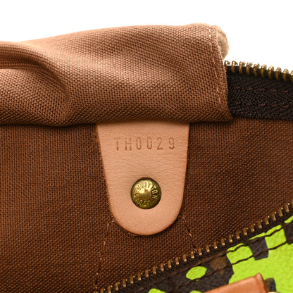 Louis Vuitton Monogram Graffiti Speedy 30 Green 7 of 16