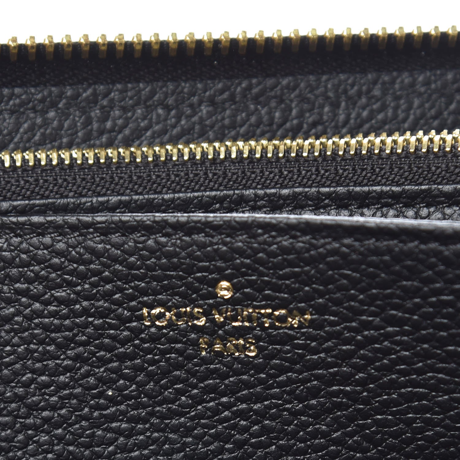 Louis Vuitton Empreinte Zippy Wallet Black 6 of 7