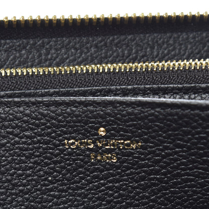 Louis Vuitton Empreinte Zippy Wallet Black 6 of 7