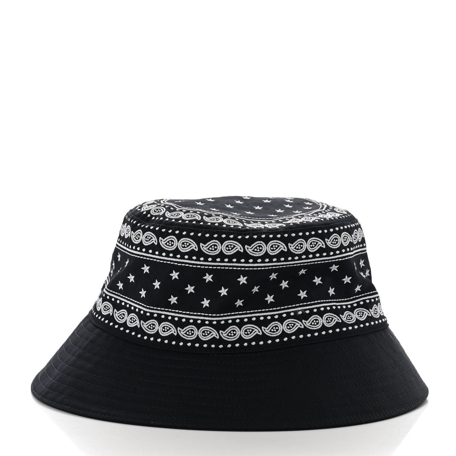 Hermes Technical Gabardine Balade Bandana Bucket Hat 57 Marine 6 of 9