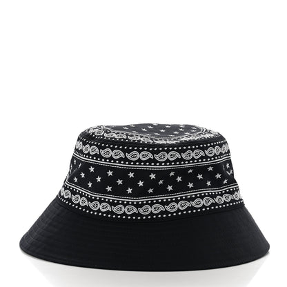 Hermes Technical Gabardine Balade Bandana Bucket Hat 57 Marine 6 of 9
