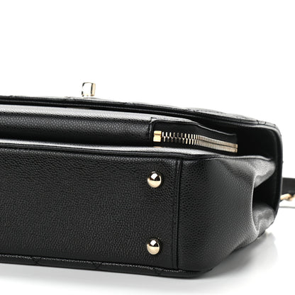 Chanel Caviar Quilted Medium Business Affinity Flap Black 11 of 12