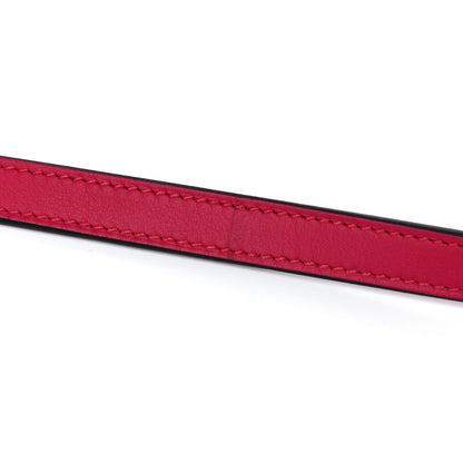 Hermes Swift Toile H Cabas H En Biais 27 Ecru Framboise 11 of 12
