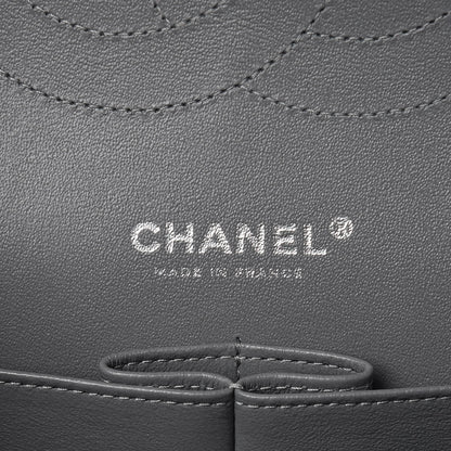 Chanel Caviar Quilted Jumbo Double Flap Grey 10 of 12