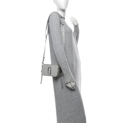 Marc Jacobs Saffiano Small Snapshot Camera Bag Silver 2 of 16
