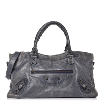 Balenciaga Agneau Classic Hardware Part Time Bleu Roi 1 of 16