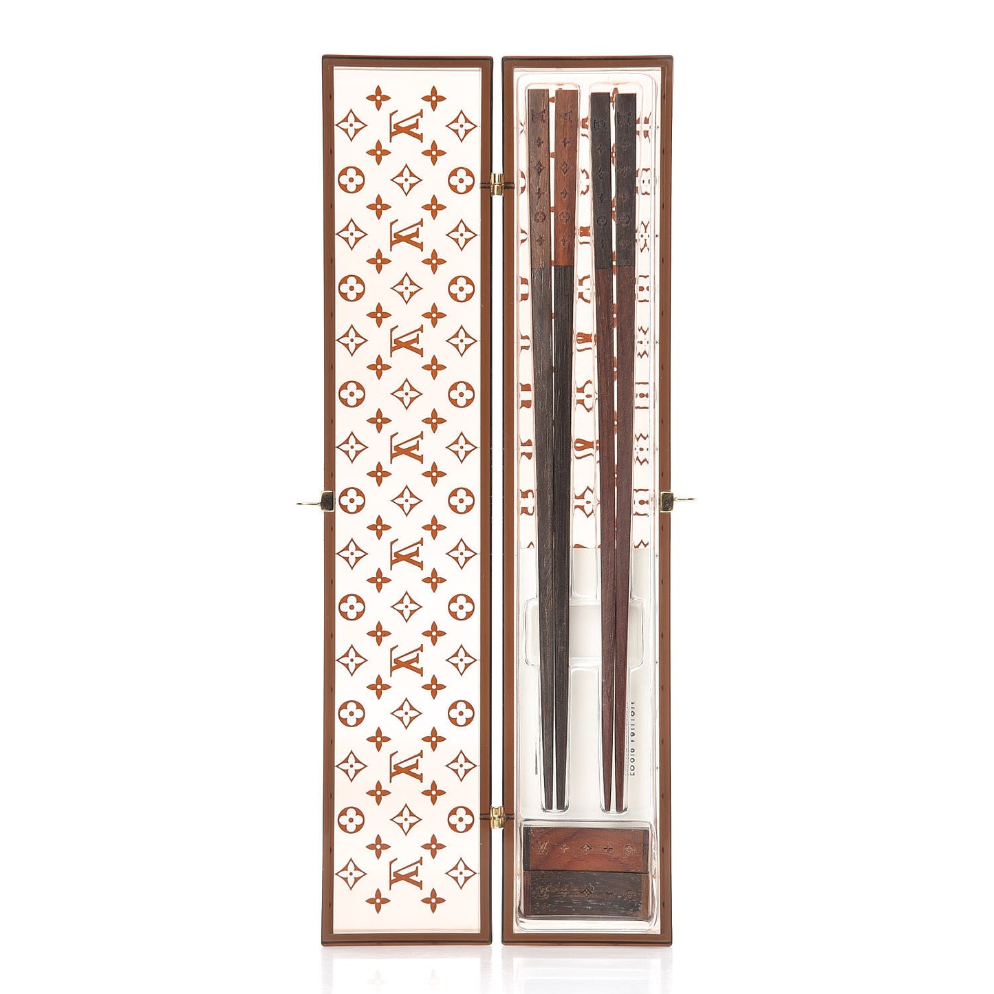 Rosewood Monogram Chopsticks with Case