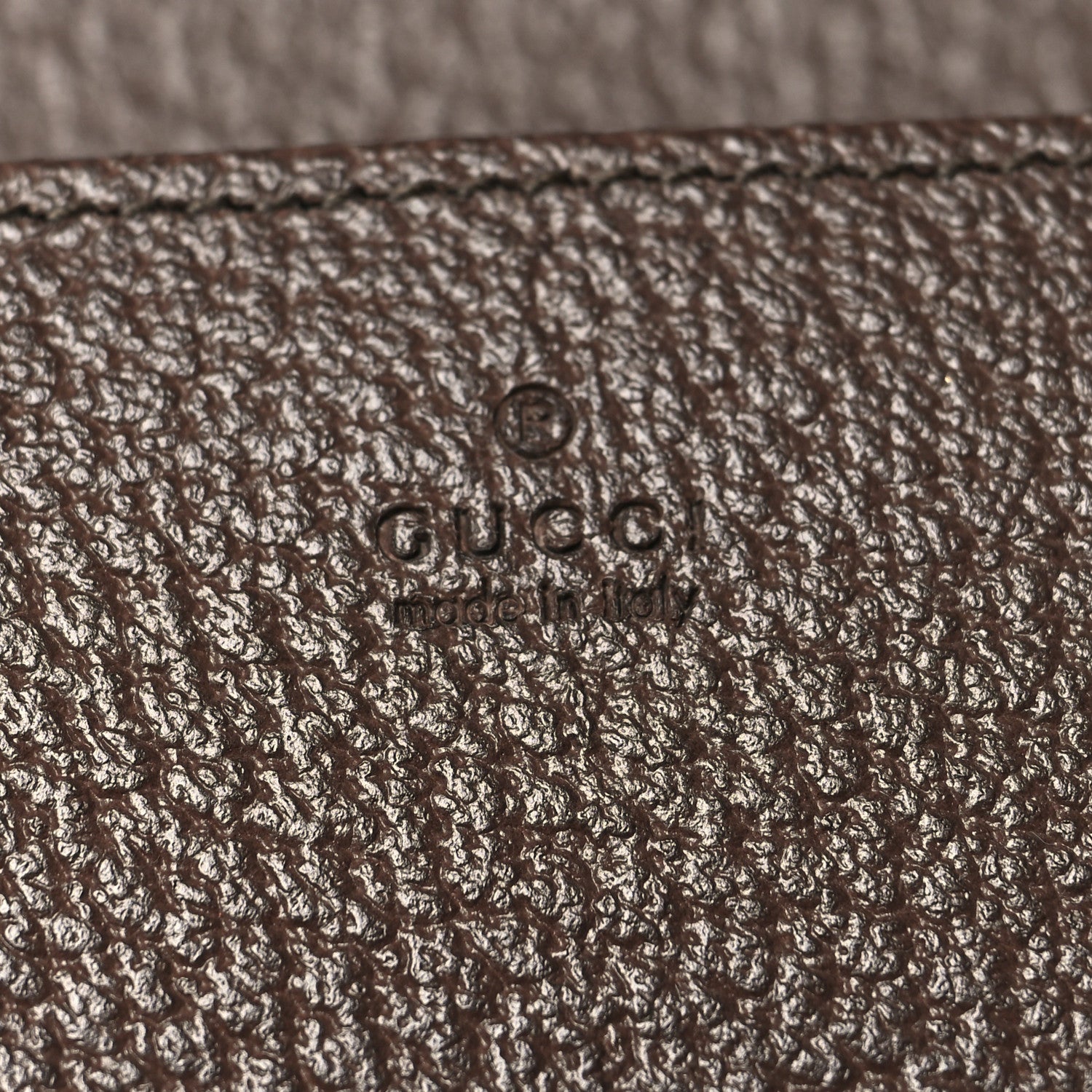 Gucci Monogram Jumbo GG Textured Dollar Calfskin Embroidered Horsebit 1955 Wallet On Chain Camel Ebony New Acero Multicolor 6 of 11