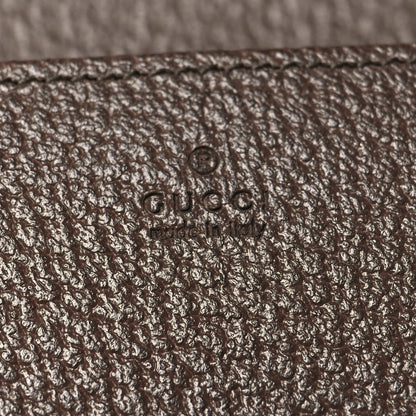 Gucci Monogram Jumbo GG Textured Dollar Calfskin Embroidered Horsebit 1955 Wallet On Chain Camel Ebony New Acero Multicolor 6 of 11