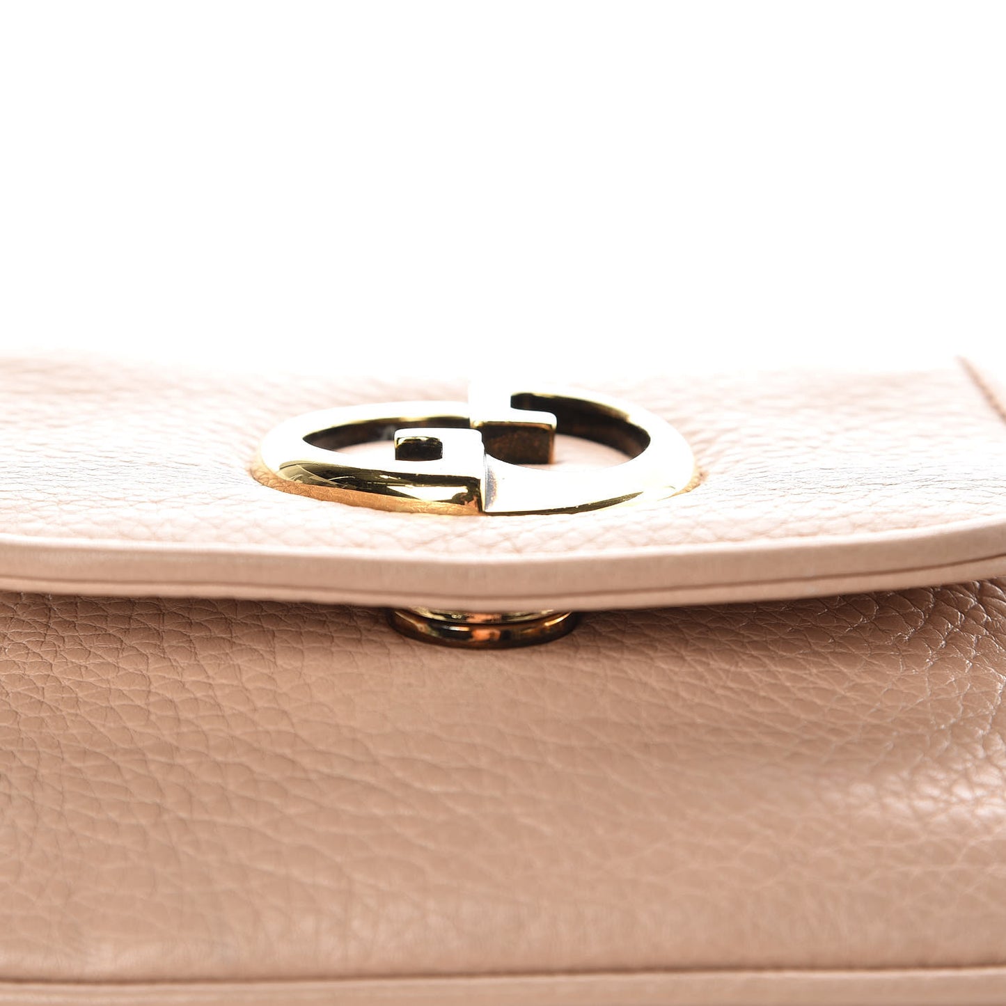 Dollar Calfskin Small 1973 Chain Shoulder Bag Camelia