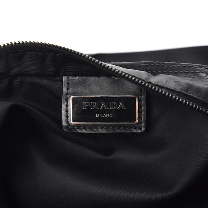 Prada Nylon Vela Flat Messenger Bag Black 6 of 8
