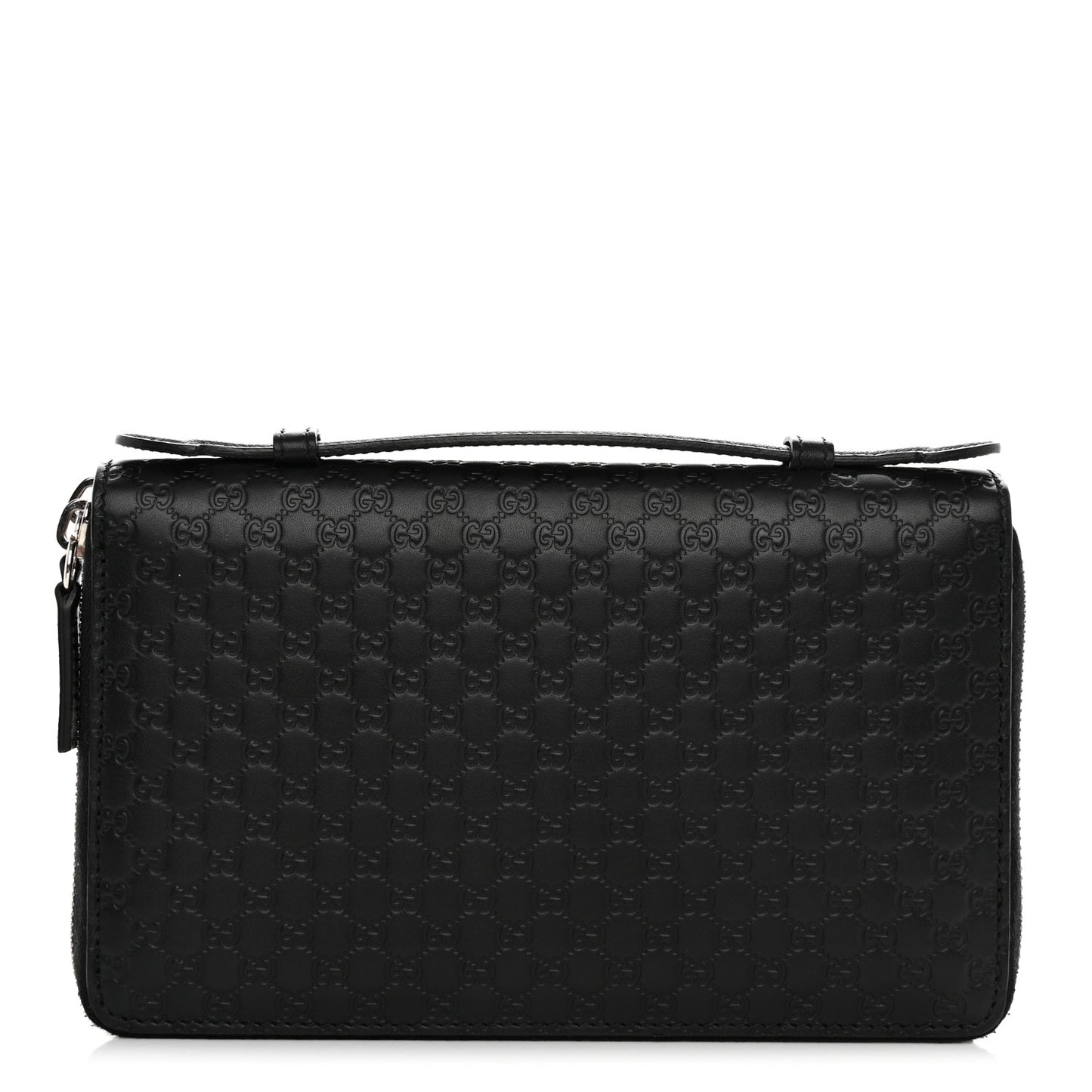 Microguccissima Zip Around Top Handle Travel Wallet Testa Di Moro