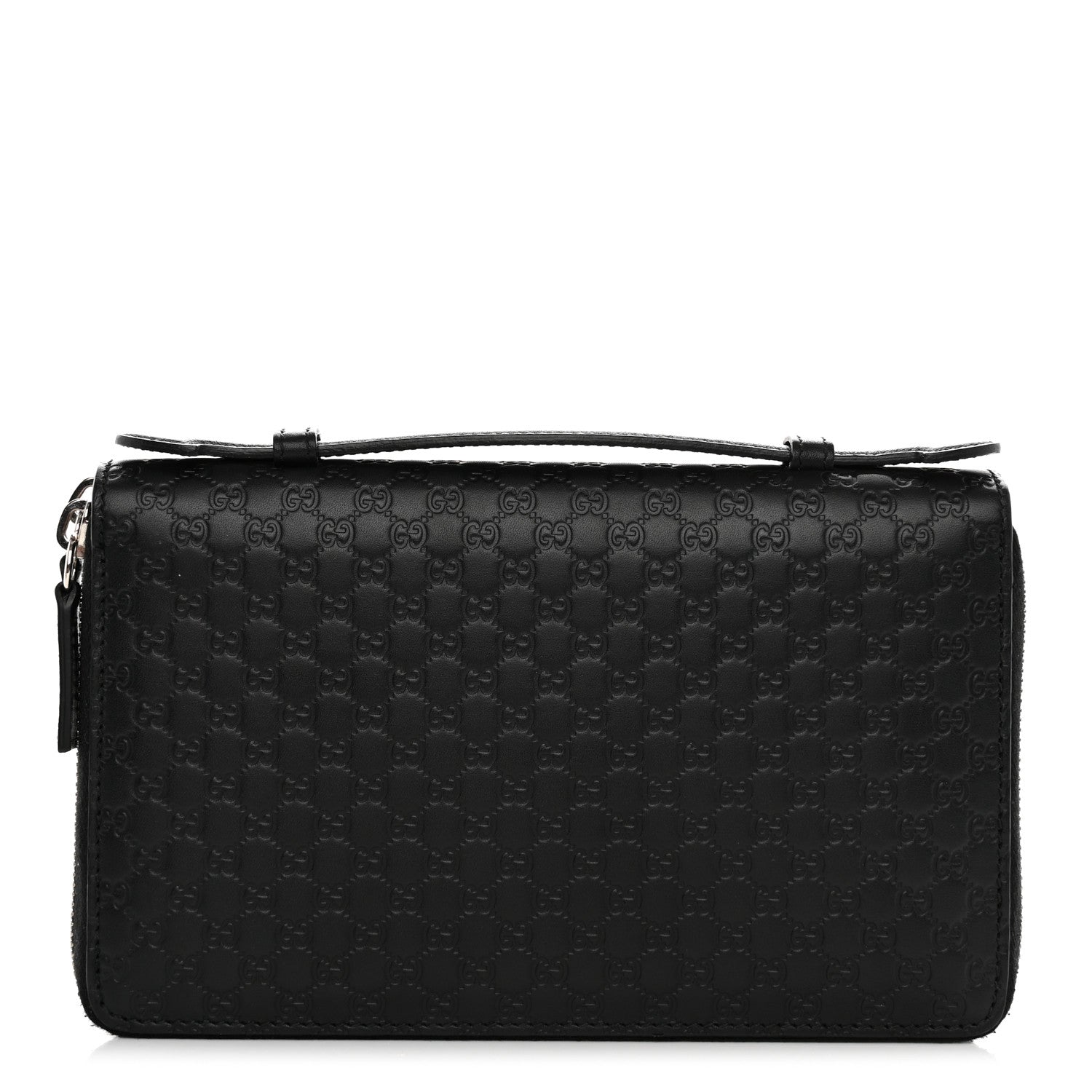 Gucci Microguccissima Zip Around Top Handle Travel Wallet Testa Di Moro 1 of 8