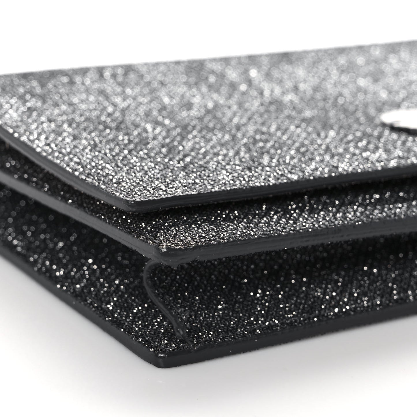Glitter Florence Wallet on Chain Anthracite