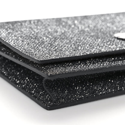Jimmy Choo Glitter Florence Wallet on Chain Anthracite 7 of 11