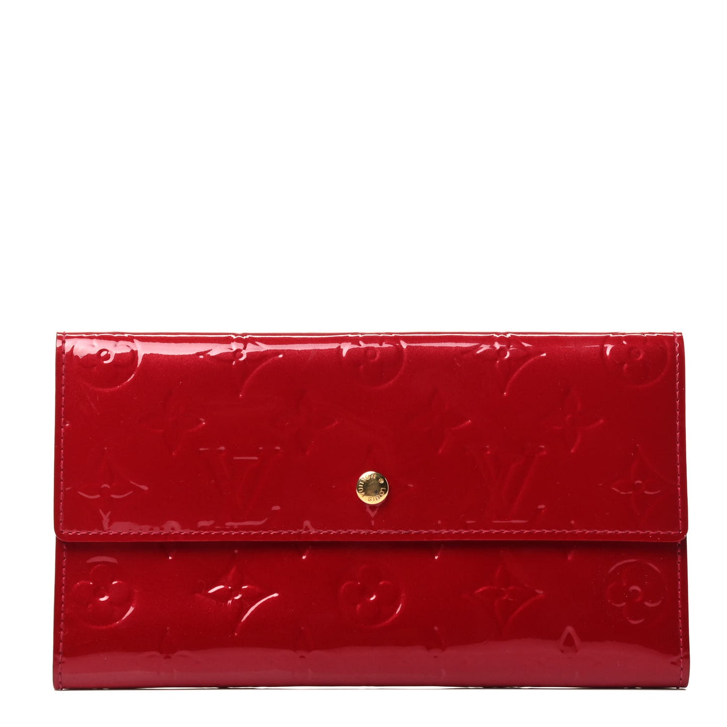 Vernis Porte Tresor International Wallet Pomme D'Amour