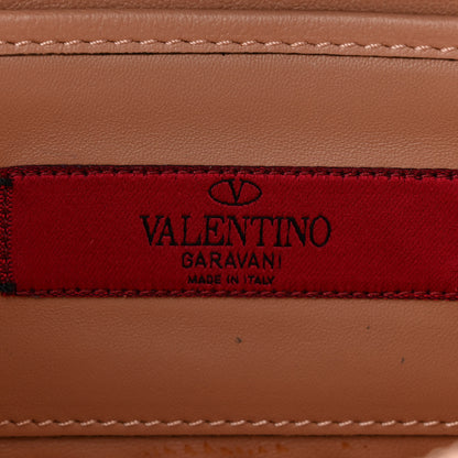 Valentino Garavani Calfskin Rockstud Camera Clutch Crossbody Bag Poudre 6 of 9