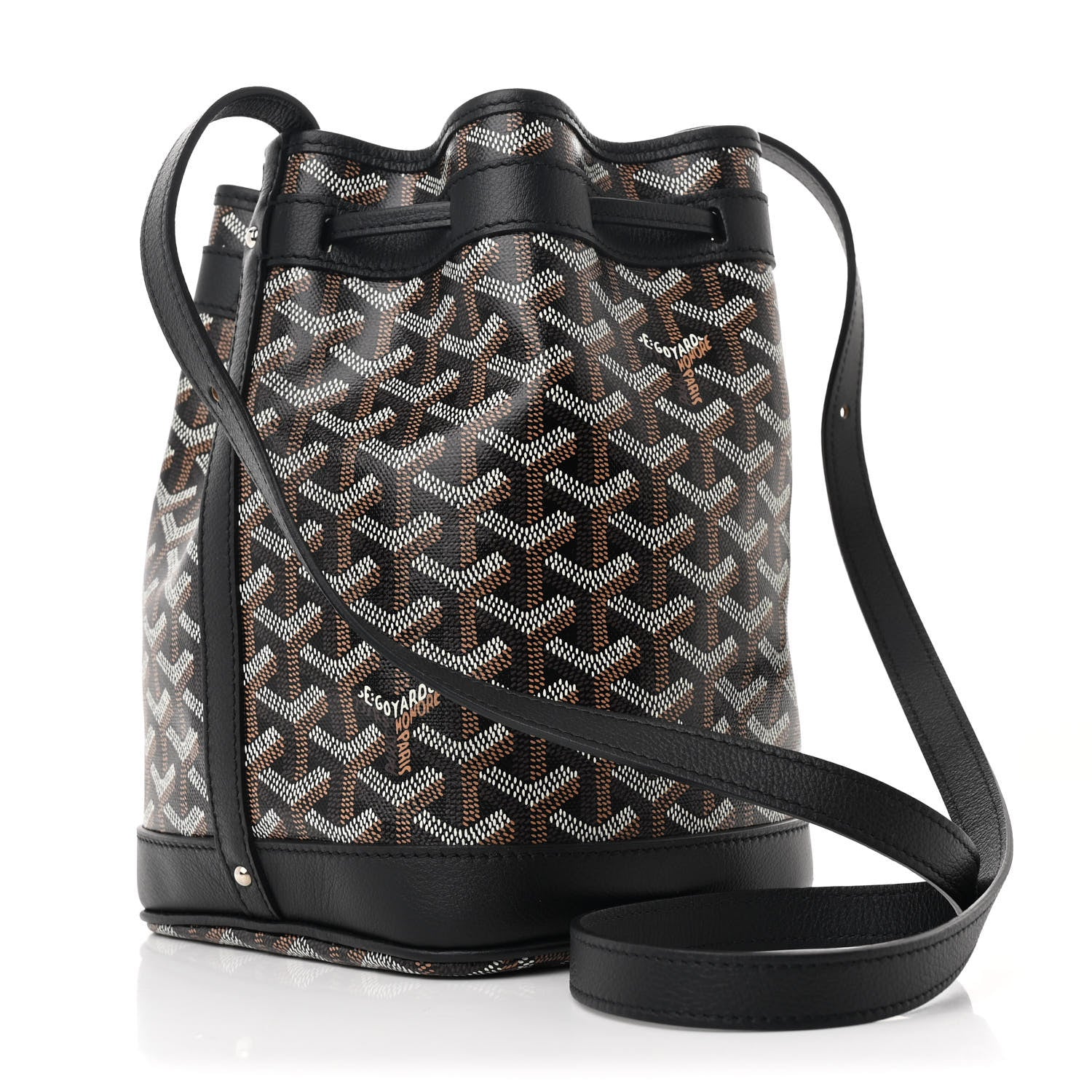 Goyard Goyardine Petit Flot Bucket Bag PM Black 3 of 10