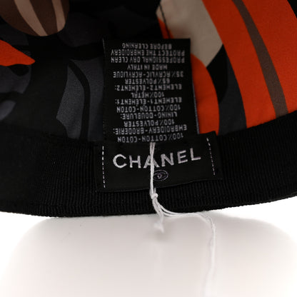 Chanel Cotton CC Cap Hat Black Coral 8 of 8