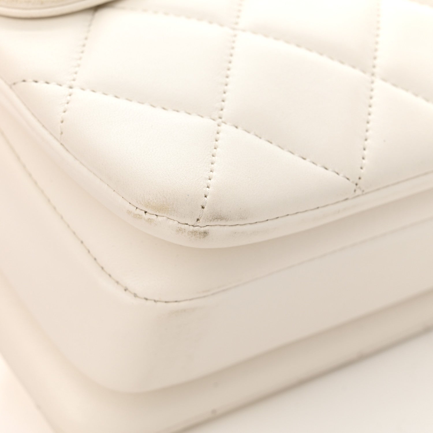 Chanel Lambskin Quilted Small Trendy CC Dual Handle Flap Bag White 13 of 13