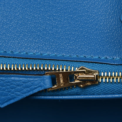 Hermes Togo Birkin 25 Bleu Zanzibar 12 of 27