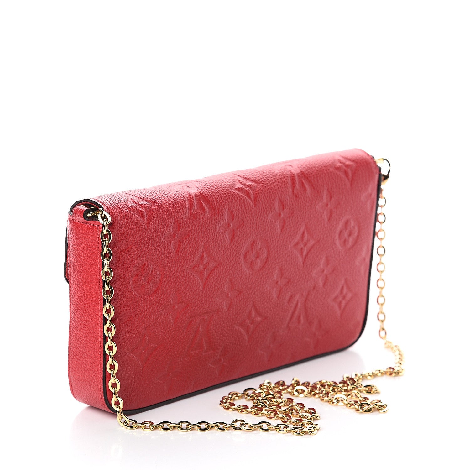 Louis Vuitton Empreinte Pochette Felicie Chain Wallet Cherry 3 of 8