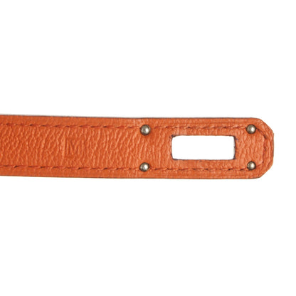 Hermes Chevre Mysore Medium Kelly Wallet Orange 10 of 17