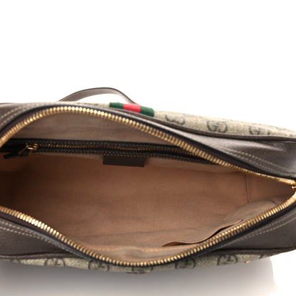 Gucci GG Supreme Monogram Web Small Ophidia Shoulder Bag Brown 5 of 7