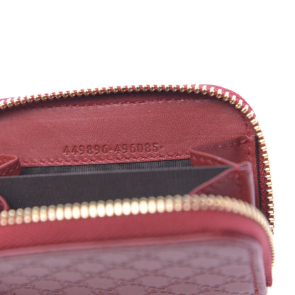 Gucci Microguccissima Zip Around Card Case Red 7 of 8
